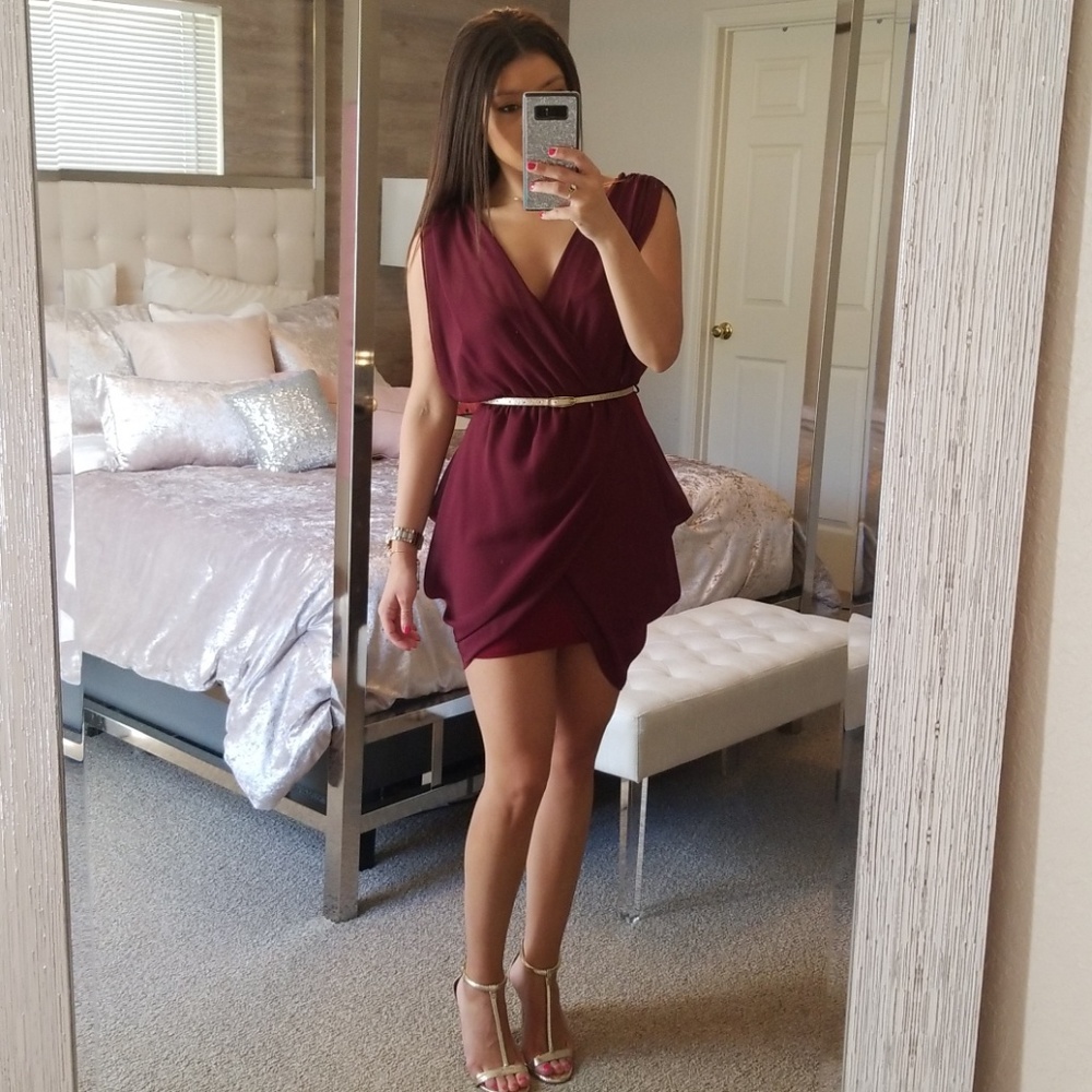 NWOT burgundy dress